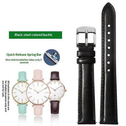 Full-grain Plain-weave Cowhide Compatible With Straps From Multiple Brands