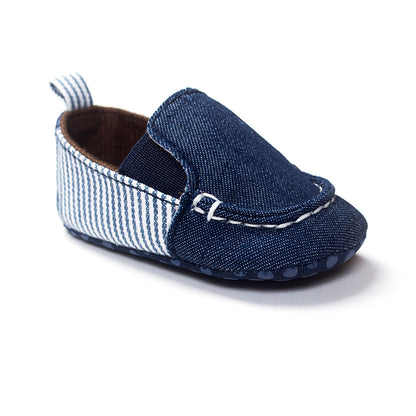 Denim baby shoes