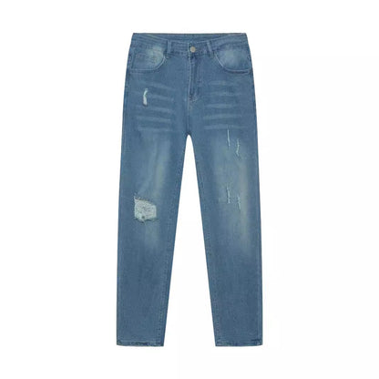 Personality Denim Skinny Jeans For Men