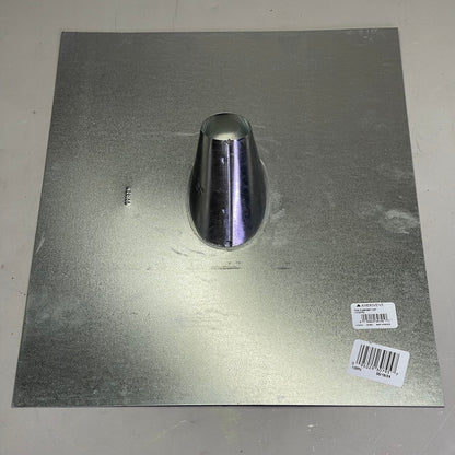 AMERIVENT Round Vent Flashing 1-1/2" Dia Galvanized Steel AMV112FFU