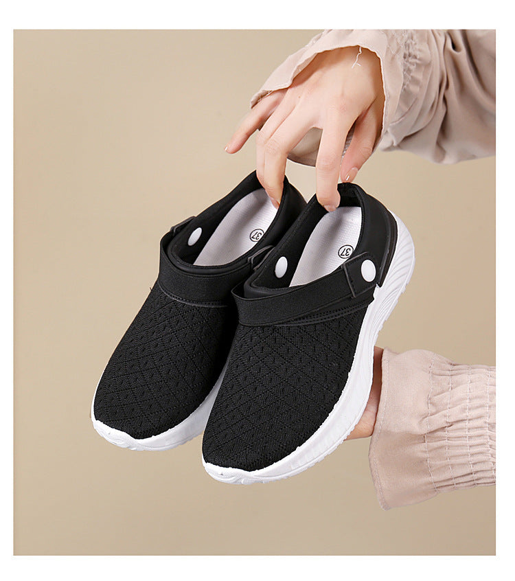Breathable Mesh Stylish Semi-Slippers