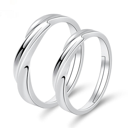 Moissanite Engagement Couple Couple Rings