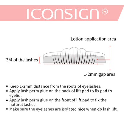 ICONSIGN Lash Lift Kit - Eyelash Perming & Curling Enhancer