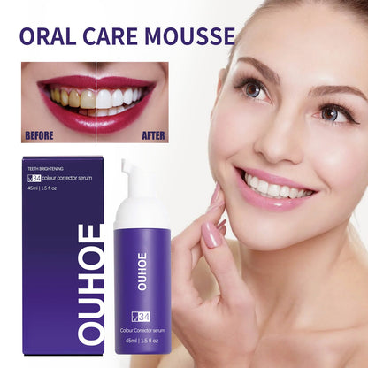 Tooth Cleaning Mousse, Anti-Decay Clean Teeth Tartar Breath Fresh Whitening Teeth Toothpaste