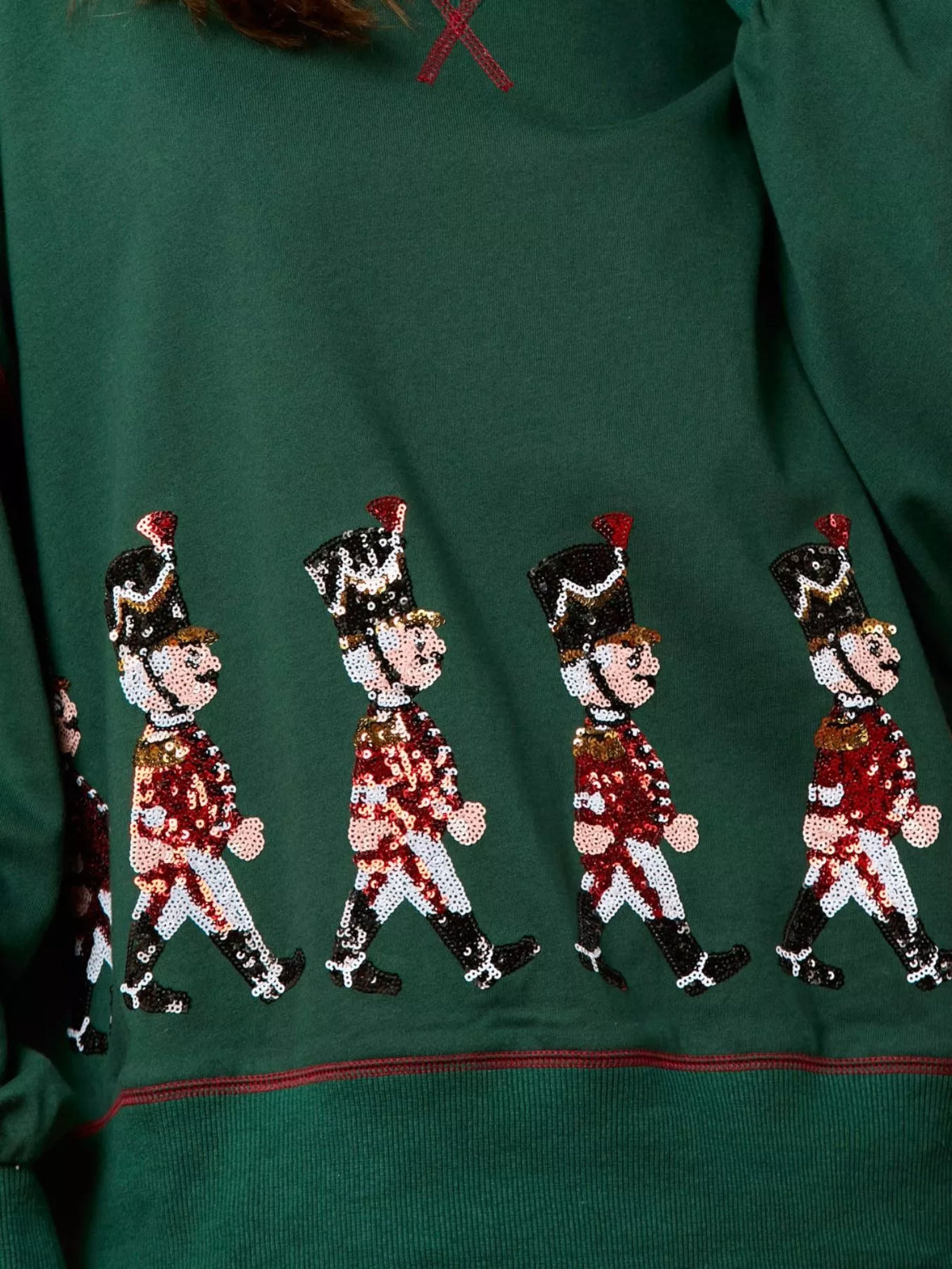Christmas Marching Band Sequin Sweatshirt