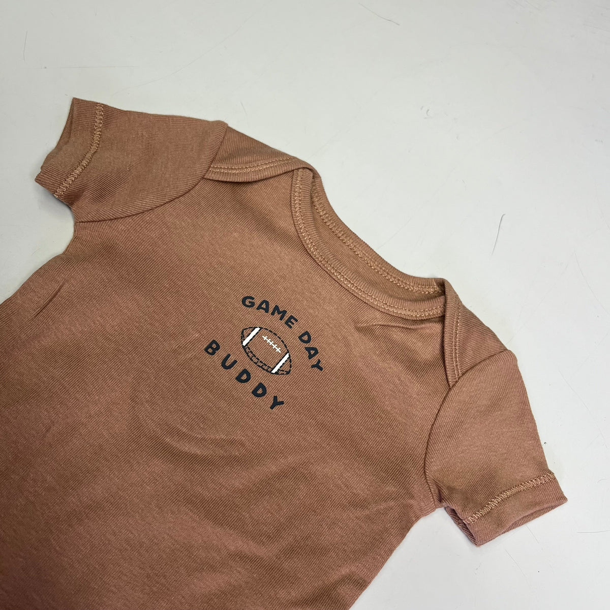 CARTERS (SET OF 3) Game Day Outfits Baby Boy's Sz 3M Brown/White/Navy 1S99120