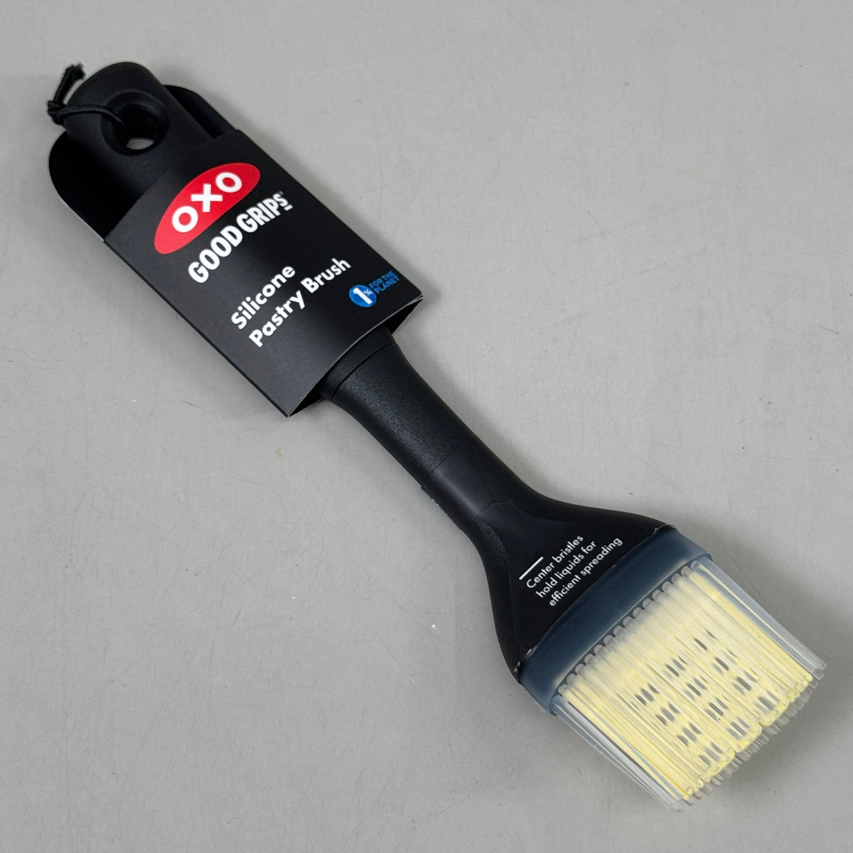 OXO (2 PACK!) Good Grips Silicone Basting & Pastry Brush 7.5" x 1.5" Small Black 1071062