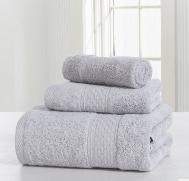 Cotton Soft Double-Sided Thick Bath Towel Set