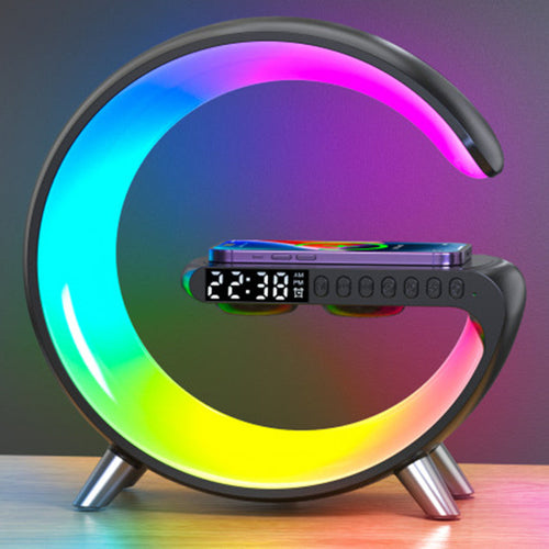 G Shaped LED Lamp with Bluetooth Speaker