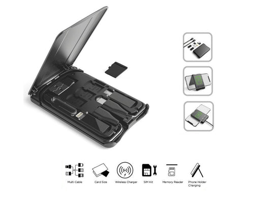 Multifunctional Travel Survival Card  All-in-One Data Cable
