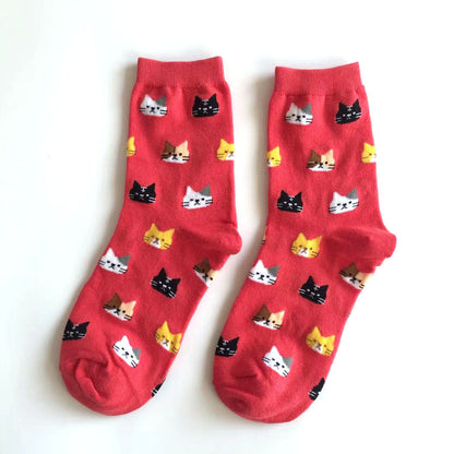 Women's Cartoon Cotton Socks