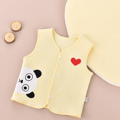 Pure Cotton Newborn Vest Warm Waistcoat