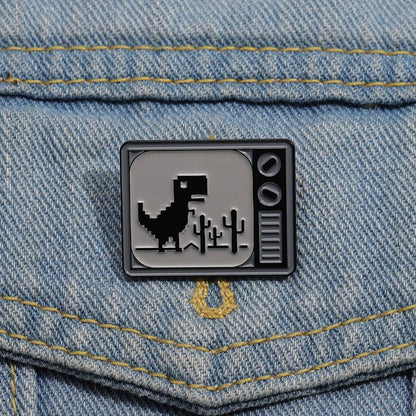 Cartoon Alloy Metal Badge Accessory Brooch