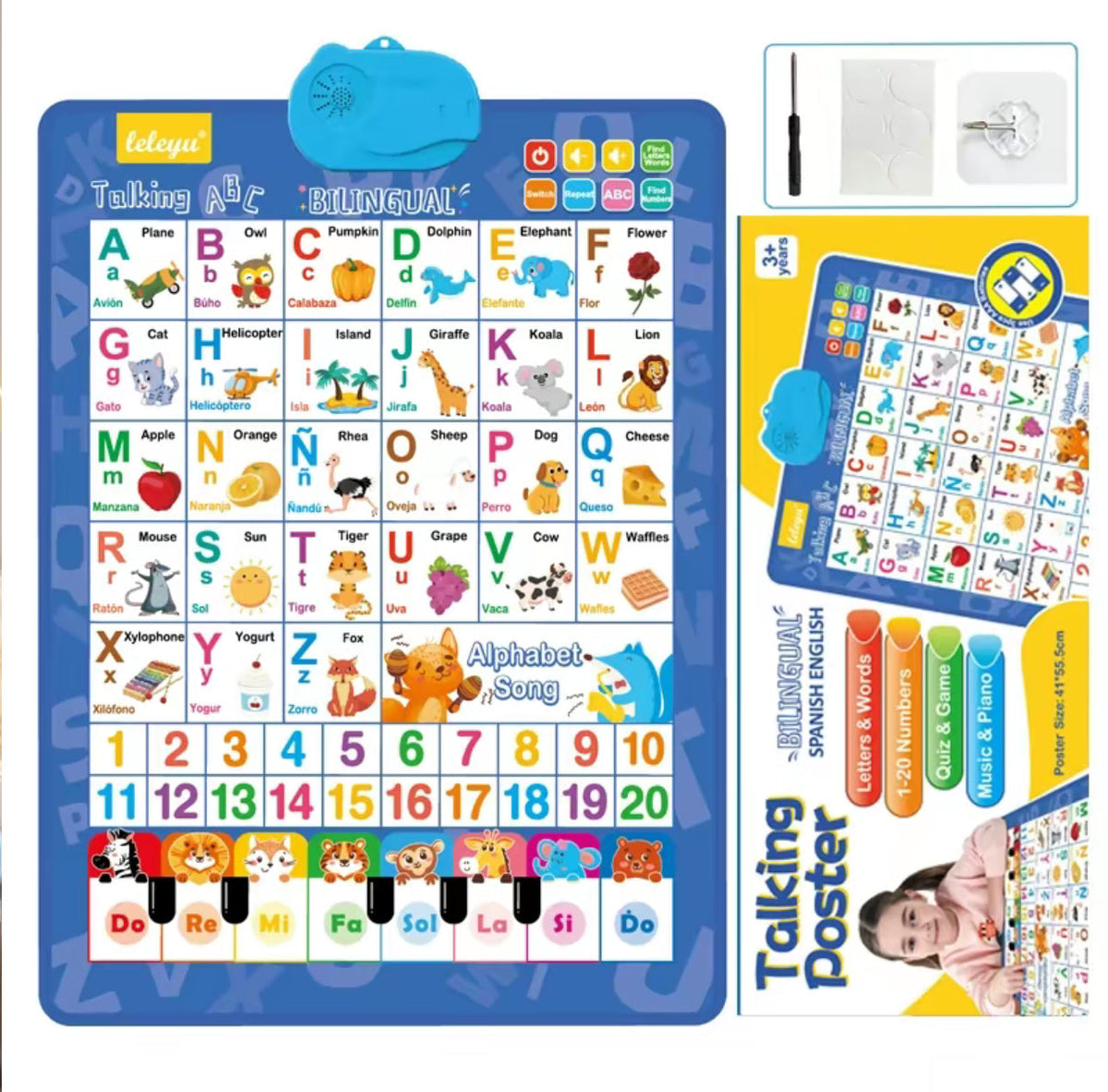 EduTune Bilingual Wall Chart