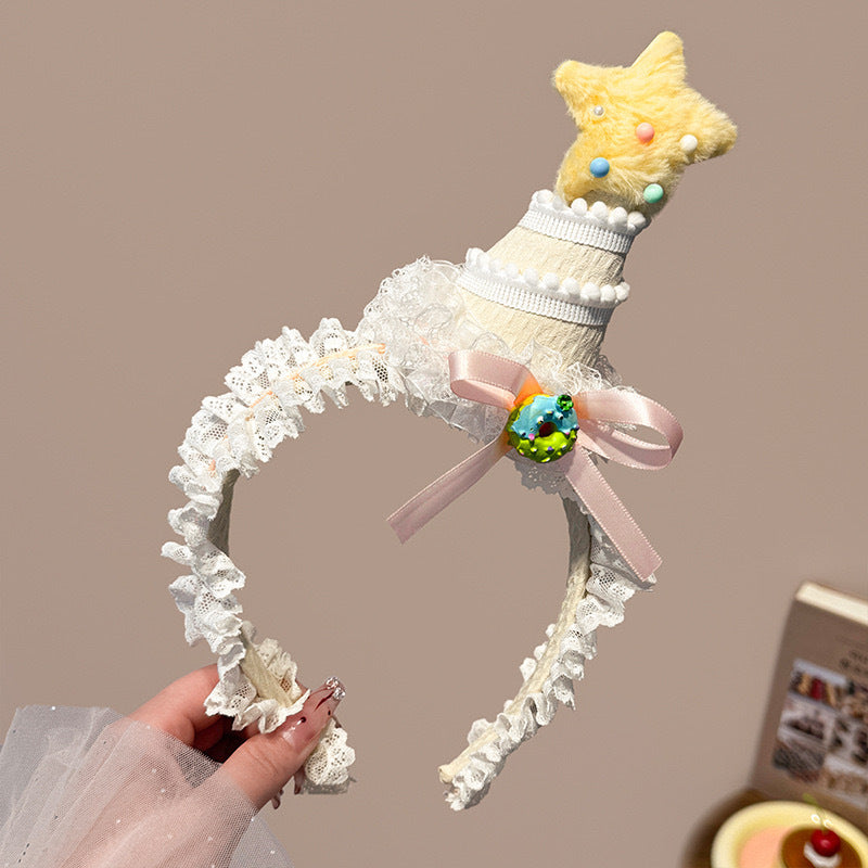 Cherry Cake Style Lace Hair Clip
