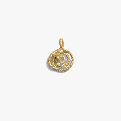 Golden Heart Angel Key Octagram Pendant