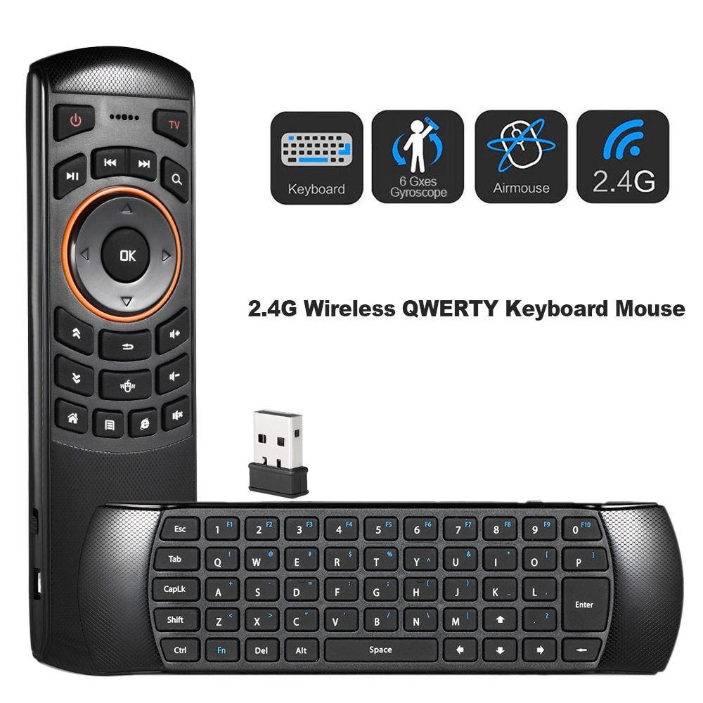 Docooler Wireless QWERTY Keyboard Air Mouse Remote Control