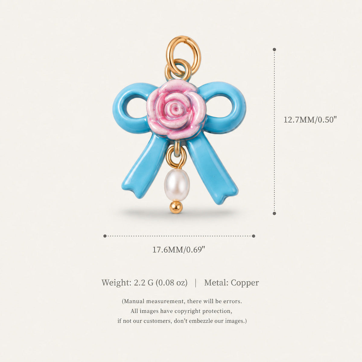 Loving-heart Pendant Shell And Boweveryday Accessories