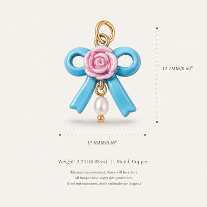 Loving-heart Pendant Shell And Boweveryday Accessories
