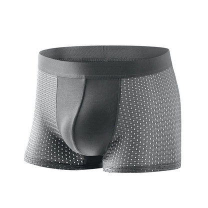 Summer Breathable Ice Silk Men's Boxer Briefs