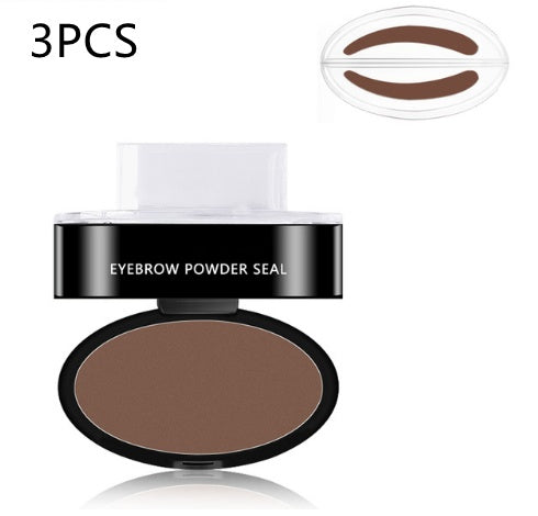 Eyebrow Stamp & Stencil Kit: Waterproof Tint for Professional Brow Enhancement