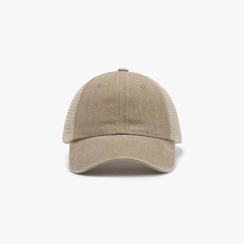 Breathable Mesh Adjustable Baseball Cap for Comfort and Style