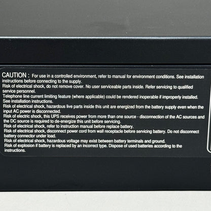 W BOX 1000VA Battery Backup Commercial Line-Interactive Rack/Tower UPS 0E-RCKMT1000