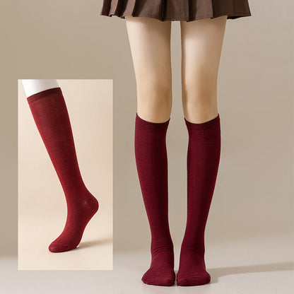 Women's Japanese-style Solid-color JK Socks