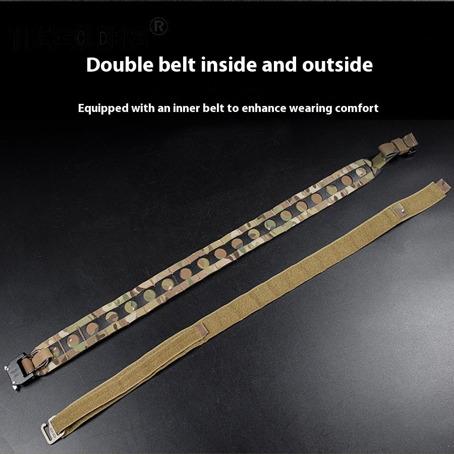Double Nylon Belt with Quick Release Buckle