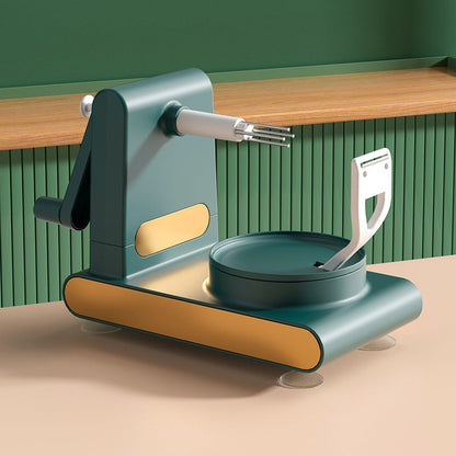 Hand-Cranked Multifunctional Peeler Cutter Slicer