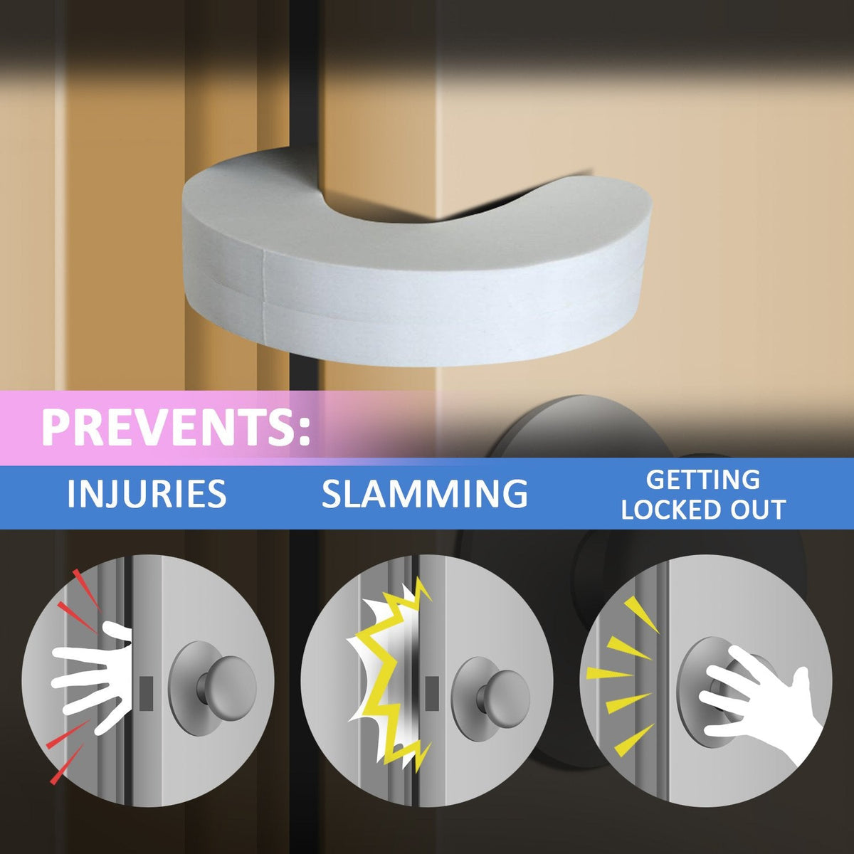 Anti Collision Door Clip Baby Safety Finger Protection Cover