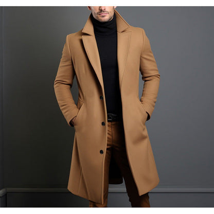 Men's Mid Length Trench Coat