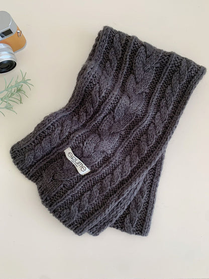 Herringbone Knit Scarf For Women