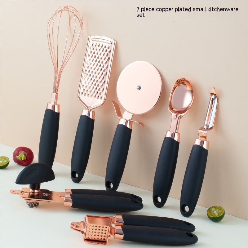 Copper Plating Kitchen Peeler Set
