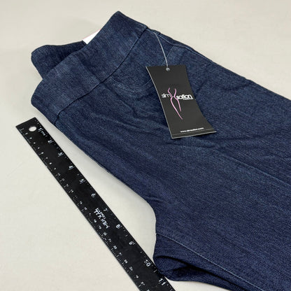 MULTIPLES Ankle Pant Petite Women's Sz 10 Denim M2604P