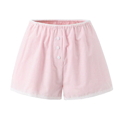 Solid Color Vest Shorts Pants Three Piece Set For Women