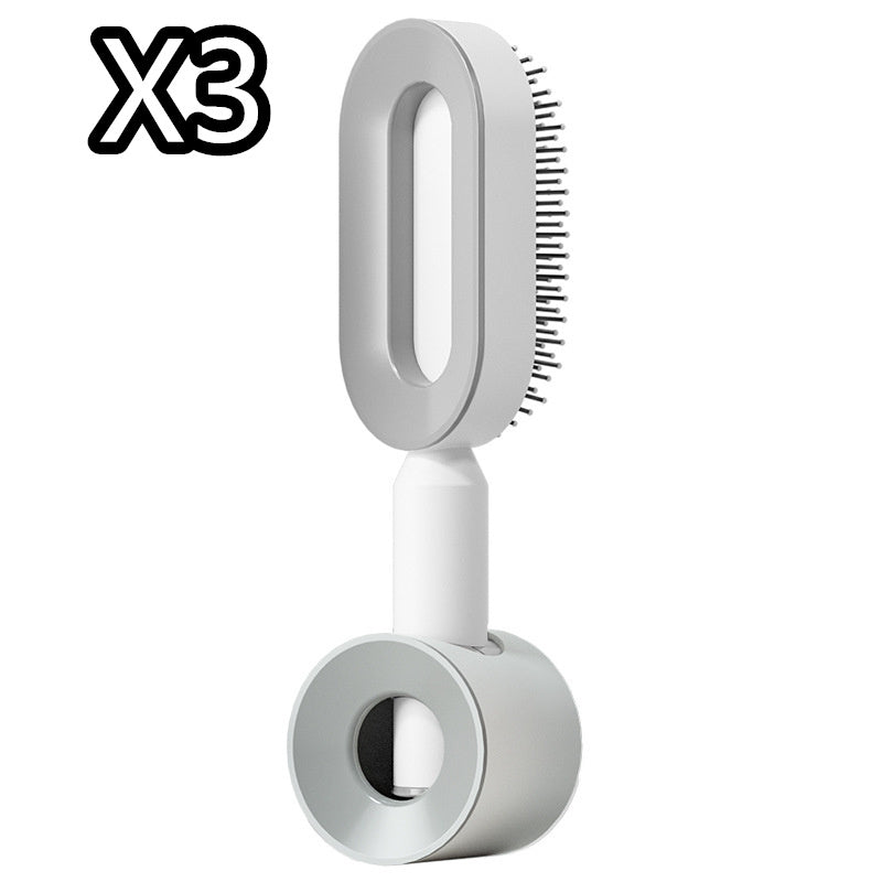 Self Cleaning Hair Brush One-key Airbag Massage