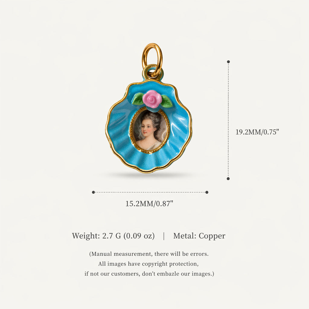 Loving-heart Pendant Shell And Boweveryday Accessories