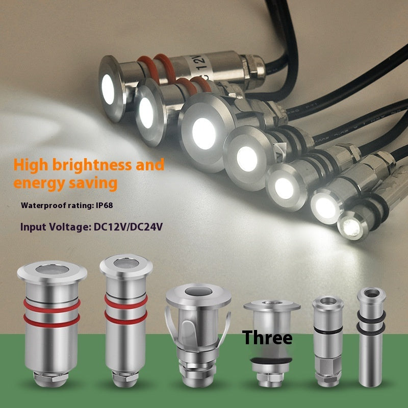 1W XINGX Underwater Aisle Underground Led Breathing Mini Floor Lamp Step Light