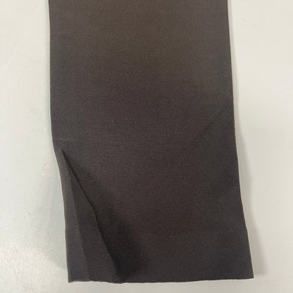 NORMA KAMALI Turtle Neck Ruched Side Drape Gown Unlined Women's S/36 Chocolate