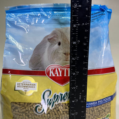 KAYTEE (2 PACK) Supreme Guinea Pig Food 5Lbs BB 01/01/2026