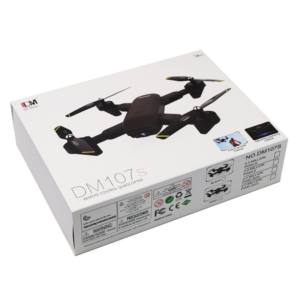Drone Folding Dual Camera  DM107S Optical Flow Positioning 4K HD Aerial Photography Drone