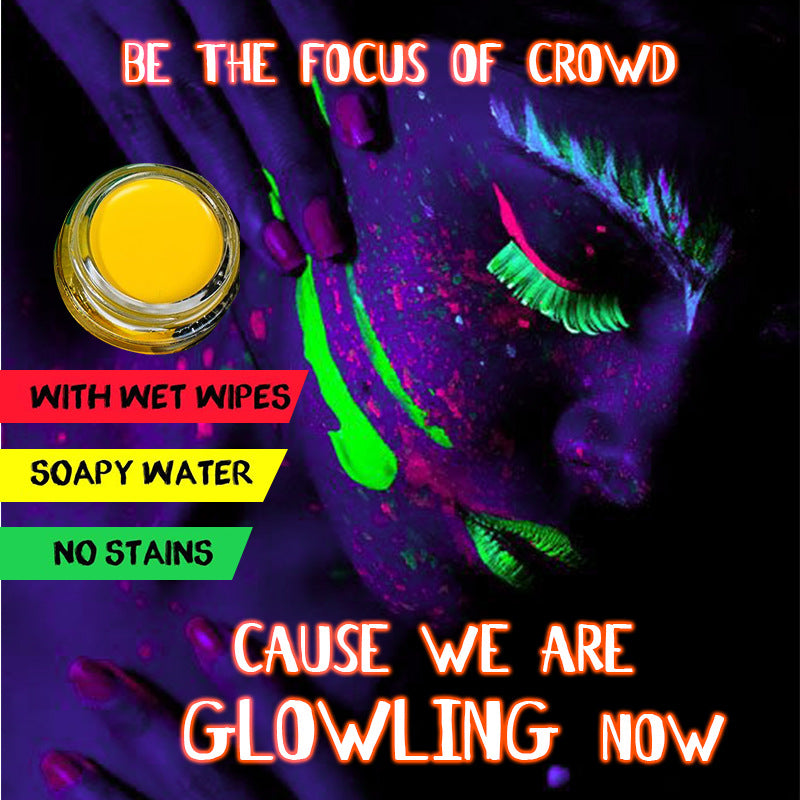 Fit Colors 12 Color Fluorescent Eyeliner Halloween Face Color Painting