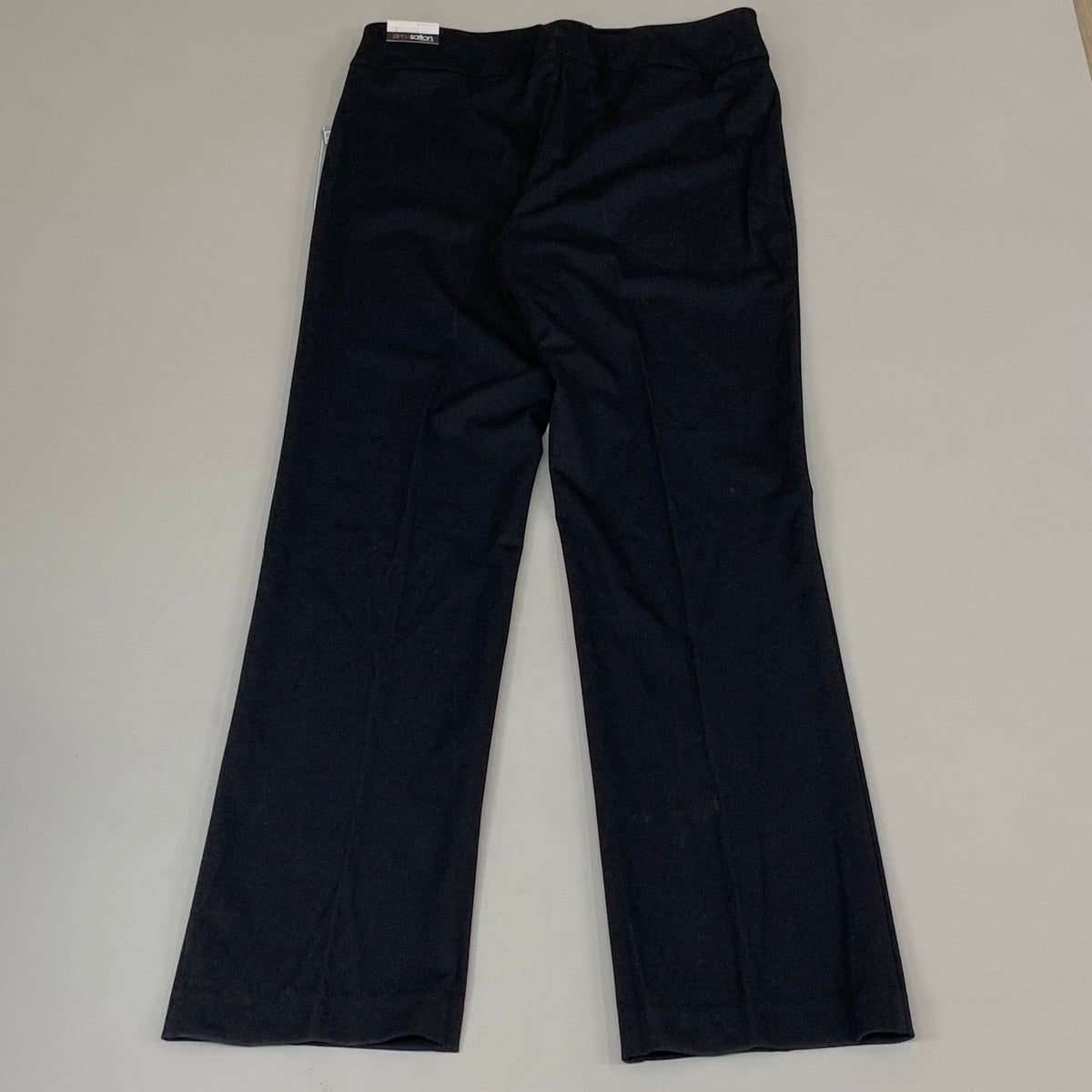 MULTIPLES Relaxed Leg Pant Petite Women's Sz 8 Black M2623P