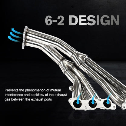 Modified For Lexus IS300 Exhaust Manifold Stainless Steel Performance Header