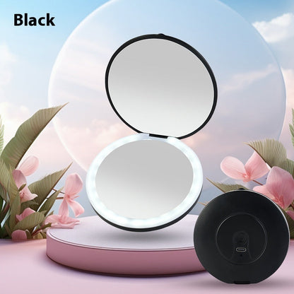 New Mini Portable LED Luminous Makeup Mirror