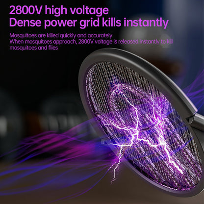 2 - in - 1 Multi Mosquito Killer. Retractable Angle Lamp. USB - Rechargeable. Bat - Repellent