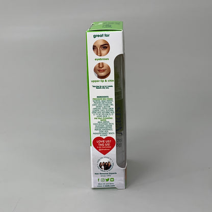 NADS Precision Eyebrow Wand Waxing Kit Soothing Honey 0.2oz 0677EN06