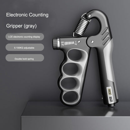 Adjustable Grip Strength Gauge Counting Type Spring Grip Strength Gauge Handshake Holder