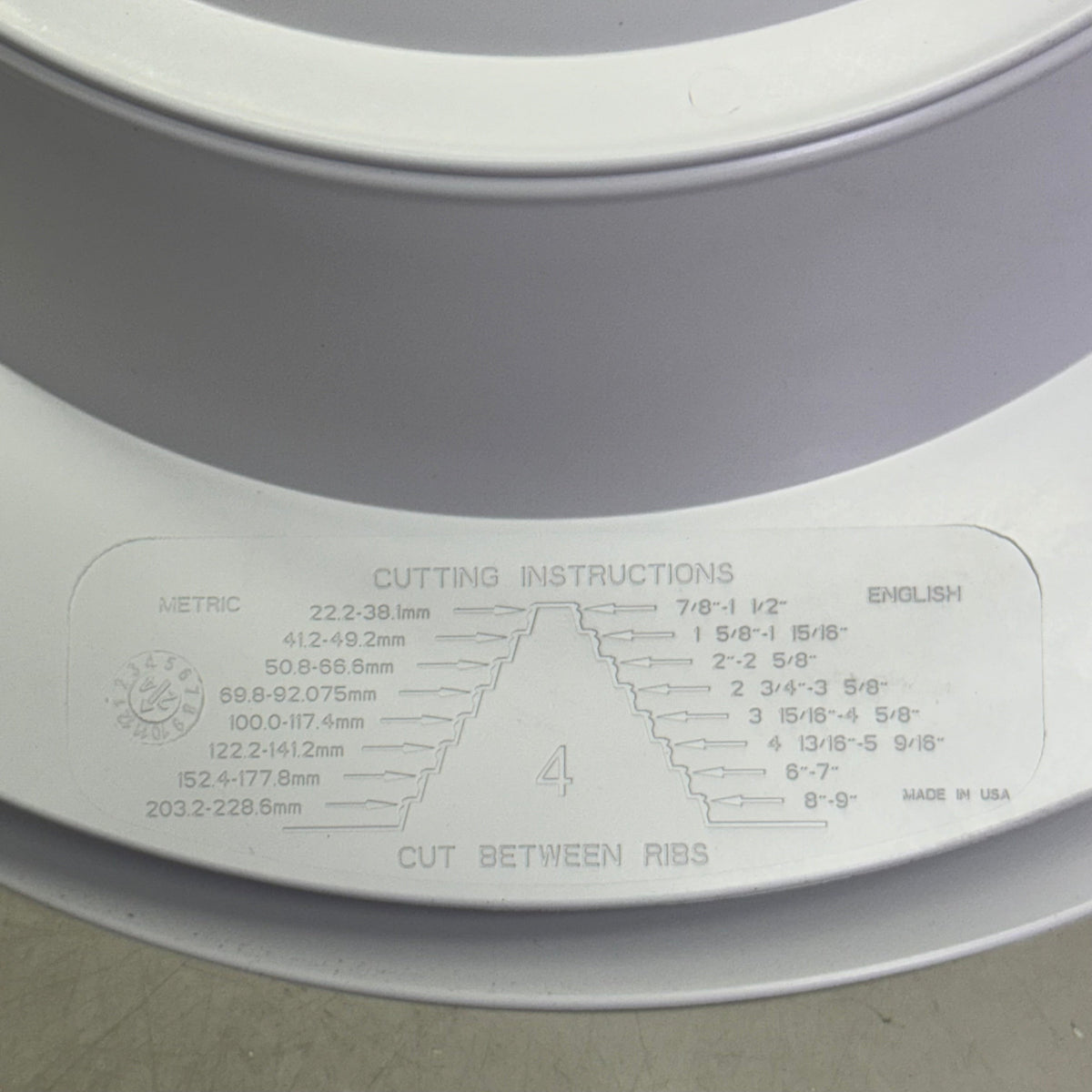 HIBERLITE DC671 Cool Roof Gray Pipe Boot 3/4" x 8", White DC671